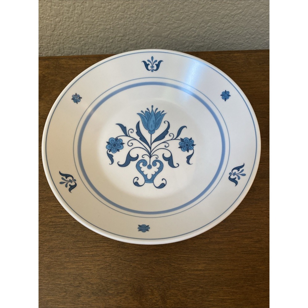 Noritake‎ Blue Haven Progression China 9004 Soup Bowl- 7 1/2" -
